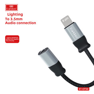 Adaptateur auxiliaire Eardom 8 broches vers 3.5mm pour casque de téléphone portable iPhone Plug and Play avec sortie de qualité sonore originale Type AC - Product Image 4