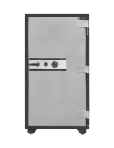 Combinación Dial Key Lock Acero ignífugo Oficina Documento Seguro Hogar Caja de seguridad para documentos y objetos de valor - Product Image 1