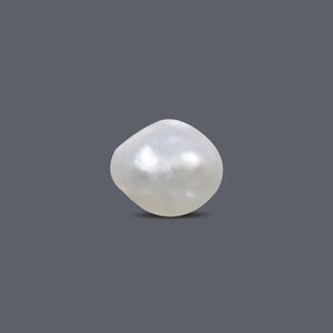 Perles de Basra 4,11 carats, perles d'eau douce naturelles Keshi, blanches et roses, forme baroque, en vrac - Product Image 1