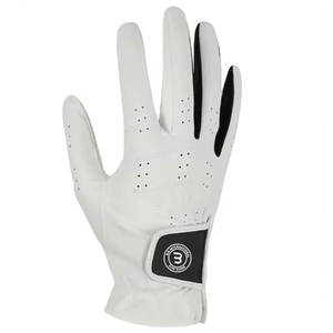 Gants de golf en cuir véritable de haute qualité avec grip antidérapant, imperméables et sangle de poignet réglable pour hommes - Utilisation sportive et en plein air - Product Image 1