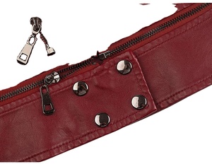 Custom Women's Faux Leather Regular Racing <b>Jacket</b> Knitted Motorcycle Street Wear Embroidered <b>Patch</b> Fashionable Waterproof - Product Image 3