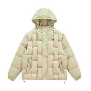 Chaqueta Acolchada de Lona con Parches de Camuflaje Ecológica Unisex, Primavera 2026, Cortavientos, Acolchado Estándar en la Parte Delantera - Product Image 2