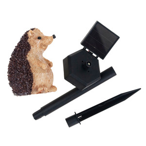 Solar-powered hedgehog lamp, garden <b>LED</b> <b>light</b> with dusk <b>sensor</b>. - Product Image 4