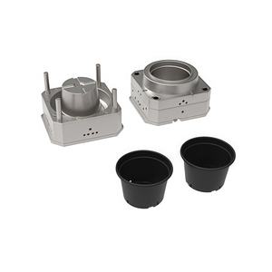 Molde de Inyección de Plástico Usado para Macetas, Maceta de Plástico Pequeña con Autorriego para Interiores, Molde para Hacer Macetas con Plato <span class=keywords><strong>Grande</strong></span> - Product Image 4