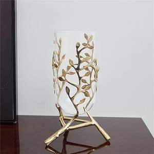 Portavelas Gold L MetalCandle para fiesta de boda - Product Image 5