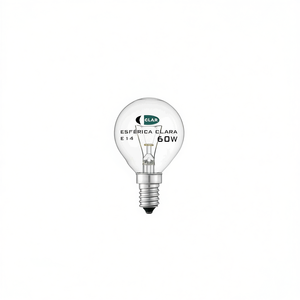 Clear 60W E14 Incandescent Spherical <b>Bulb</b> - Product Image 2