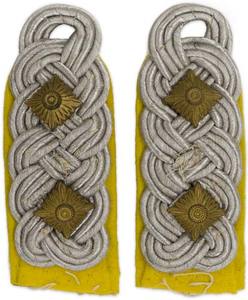 Insignias de tablero de hombro uniforme de estilo trenzado de alta calidad/charreteras-tableros de hombro de lingotes ceremoniales hechos a medida-para unisex - Product Image 6