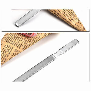 Lime à ongles en acier inoxydable lime à ongles en métal tampon ongles ongles de pieds limes de manucure Salon tampon à ongles pour la beauté - Product Image 6