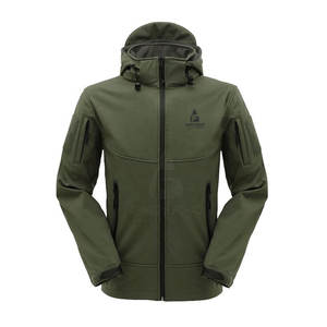 Chaqueta Cortavientos de Invierno para Hombre, Transpirable, Ecológica, con Logotipo Frontal, Poliéster/Nailon de Alta Calidad - Product Image 4