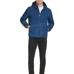 2025 couleur unie décontracté hommes doudoune Streetwear nouvelle mode coupe-vent doudoune à vendre - Product Image 5