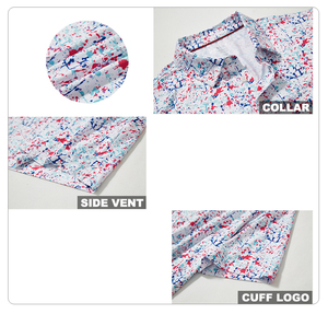Polo de Golf transpirable de secado rápido para hombre OEM, estampado completo personalizado, tela de punto antiarrugas al por mayor, garantía de calidad - Product Image 3