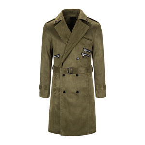 Blouson d'aviateur d'hiver coupe ajustée pour hommes Manteau de motard amovible en laine et cuir à col montant Nouveau design High Street wear - Product Image 2