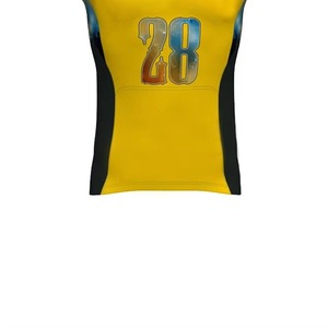 Uniforme de football américain sur mesure été 2025 100% polyester respirant séchage rapide service OEM hommes - Product Image 4