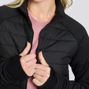 Veste Softshell Hybride pour Femme, Imperméable, Coupe-Vent, Respirante, Séchage Rapide, Chaude pour l'Hiver, Extérieur, Doublure en Polaire, Coupe Ajustée - Product Image 4
