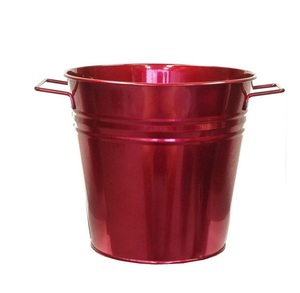 Jardinière en métal galvanisé pour jardin et balcon Jardinière en zinc et seau pour décoration d'arbre vert Utilisation du sol - Product Image 2