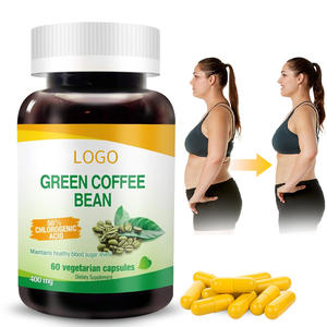 건강과 체중 관리를 위한 새로운 유기 순수 클로로겐산 Probio 녹색 커피 콩 50% 60% 클로로겐산 캡슐 - Product Image 1