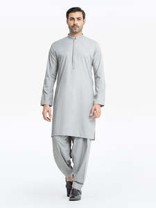 Salwar Kameez élégant en coton pakistanais costumes personnalisés robe ethnique pour hommes hiver et été musulmans-friendly vente en gros - Product Image 6