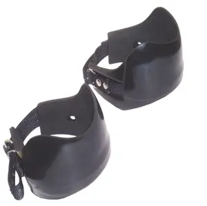Botas de goma de caballo, botines de goma de calidad Premium, para ahorro de dinero, color negro