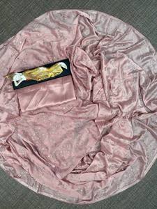 Nouveau concepteur Rangoly séquence brodé travail Saree avec travail dentelle et chemisier non cousu séquence broderie travail Saree pour les femmes - Product Image 6