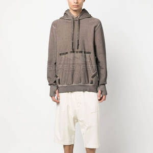 เสื้อฮู้ดผู้ชายกันลมพิมพ์ลายดิจิตอลผ้าฟลีซกันลมฤดูหนาว - Product Image 4