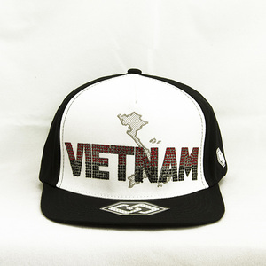 Vietnam Factory ODM Bordado personalizado Snapback Gorras Sombreros deportivos personalizados con Logo Cap Hip Hop Gorras para hombres - Product Image 1