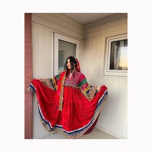 Phụ Nữ Thời Trang Afghanistan Phụ Nữ Dresses Dài Tay Áo Kameez Màu Sắc Đẹp Kết Hợp Truyền Thống Afghani Ăn Mặc Cho Bán