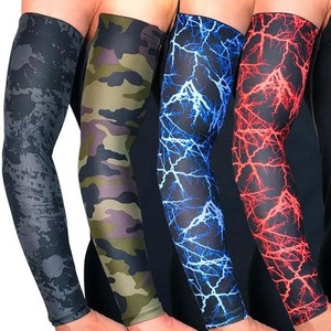 Manchons de compression sportifs OEM en gros – Spandex/Polyester à séchage rapide, personnalisables avec nom et logo d'équipe, imprimés par transfert thermique - Product Image 6