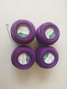 ชุดลูกถักผ้าฝ้ายปักลายมุกเงาสองชั้นแบบพรีเมี่ยมชุดถัก10ชิ้นขนาด8สำหรับงานตัดเย็บงานฝีมือถัก - Product Image 3