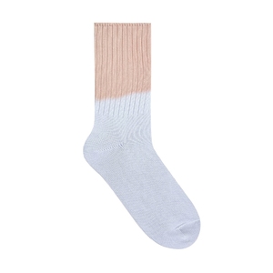 ODM calcetines de algodón suave personalizados 2 tonos Tie Dye transpirable media pantorrilla longitud Casual Streetwear para hombres mujeres al por mayor JZVINA - Product Image 3