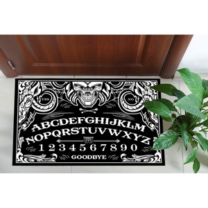 Alfombra de baño personalizada gótica de Halloween con temática de brujería y ocultismo, regalo moderno para ella, con alfombra suave. - Product Image 5