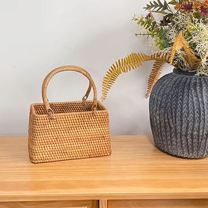 Multi-Function Handmade <b>Rattan</b> Storage <b>Basket</b> from Vietnam for Sundries and Practical - Product Image 4