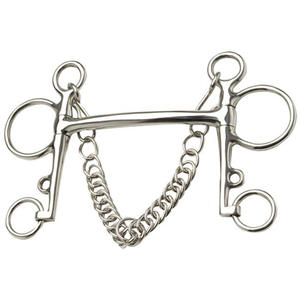 บิตม้าแบบผีเสื้อ ทนทาน สแตนเลสสตีล ให้ความสบาย เหมาะสำหรับการขี่ม้าและฝึกซ้อมทุกวัน - Product Image 1