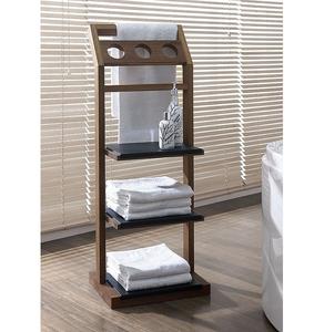 Estante de madera maciza de alta calidad, estante de madera de haya Natural, toalla para baño, sala de estar, cocina - Product Image 6