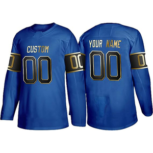 Full Ice Hockey Uniform Kit With <b>Long</b> Sleeve Jersey And Matching <b>Socks</b> Youth Ice Hockey Uniform - Product Image 4