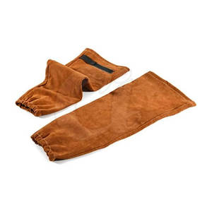 Mangas de soldadura de desgaste protector Mangas de soldadura personalizadas Mangas de soldadura de cuero de alta calidad - Product Image 1