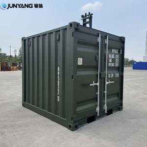 Contenedores de oficina de 10 pies, 9 pies y 8 pies, contenedor de envío con ventana y puerta, contenedor seco estándar para transporte marítimo. - Product Image 3