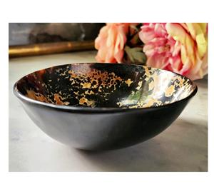 Set avec couverts en corne Bol décoratif ultra brillant en corne de buffle fabriqué à la main à partir de corne naturelle véritable - Product Image 6