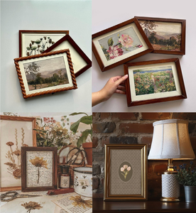 Thiết kế cổ điển tối giản Khung hình bằng gỗ cho chân dung đám cưới và trang trí tường phòng trưng bày cao cấp khung gỗ bền - Product Image 5