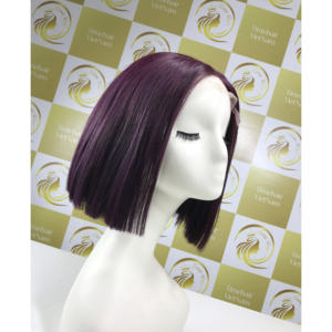 Perruques Lace Front Ready Ship Bonestraight Couleur personnalisable Extensions de cheveux humains vierges vietnamiens Remy Trame plate de haute qualité - Product Image 5