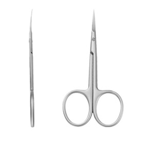 Ciseaux à cuticules professionnels de haute qualité en acier inoxydable incurvés et durables pour la manucure - Product Image 6