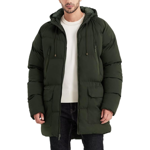 Parkas personnalisées élégantes pour hommes et femmes, mode automne, style ample, respirant, toile, fermeture éclair, imprimé - Product Image 1