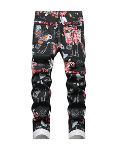 <b>Men's</b> Casual Stylish Straight Slim Fit <b>Jeans</b> Rustler <b>Mens</b> Classic Regular Fit - Product Image 2