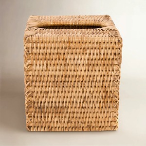 <b>Rattan</b> tissue <b>box</b> decorate the dining table Handmade <b>Storage</b> <b>Box</b> Eco-Friendly Natural Home and Home Decor Wholesale from Vietnam - Product Image 1