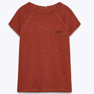 เสื้อยืดผู้หญิงแขนสั้นแห้งเร็วเสื้อโอเวอร์ไซส์ฤดูร้อนเสื้อยืดมีสไตล์ - Product Image 5