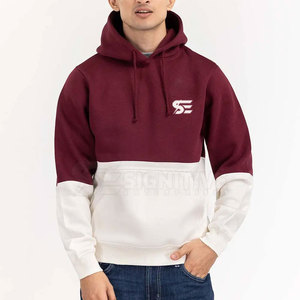 Sweat à capuche pour homme en molleton de coton et polyester de haute qualité, imperméable et respirant, personnalisable, motif uni, vente en gros pour l'hiver - Product Image 1