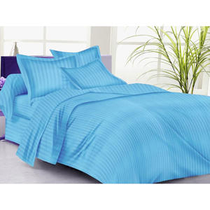 108x108 inch Hot Sale 50/50 Poly Cotton <b>Stripe</b> Hotel Bed Sheet <b>Set</b> Indian Manufacturer <b>Bedding</b> Sheet <b>Set</b> - Product Image 6