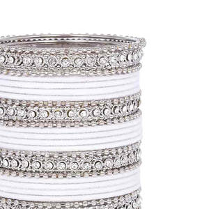 Bracelets en verre de velours pour femmes et filles, aspect naturel et élégant, meilleure qualité, faits à la main, pour les mariages - Product Image 5