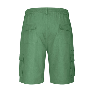 Vêtements pour hommes avec service OEM Short cargo décontracté de grande taille Pantalon design personnalisé Pantalon cargo d'été élégant de couleur unie - Product Image 2