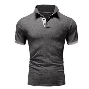 Entraînement pour hommes avec logo personnalisé pour polo Couleur unie 100% Coton Toile Brodée Technique Uniforme Golf pour Polo Shirt - Product Image 3