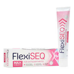 Gel Tópico FlexiSEQ Max Strength 50g Sin Medicamentos, Gel Eficaz para el Alivio del Dolor Articular, Variaciones en el Empaque para Soporte de Ortesis - Product Image 4